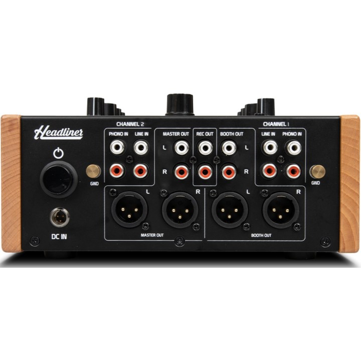 HEADLINER - R2 Mixer DJ a 2 canali, Merula