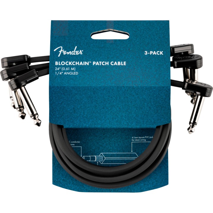 Fender | 0990825012 Blockchain 24" Cable 3-Pack