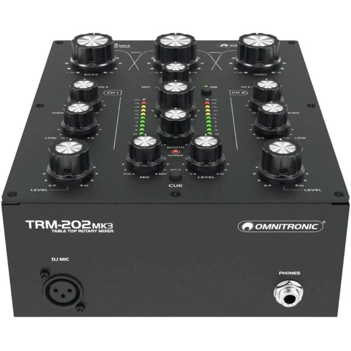 OMNITRONIC  - TRM 202 MK3, Mixer Dj a 2 canali, Merula