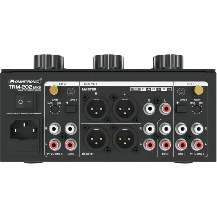 OMNITRONIC  - TRM 202 MK3, Mixer Dj a 2 canali, Merula