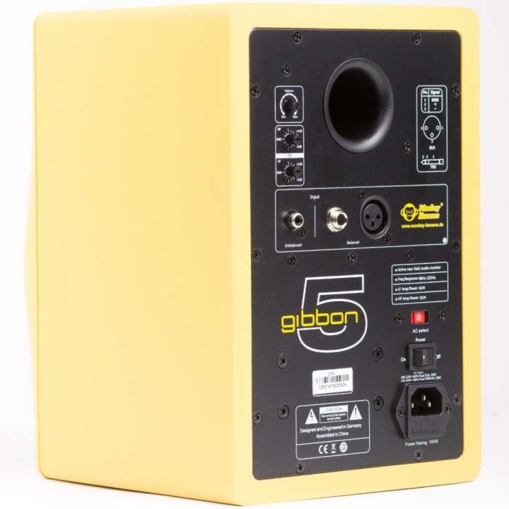 MONKEY BANANA GIBBON 5 YELLOW, Monitor da studio