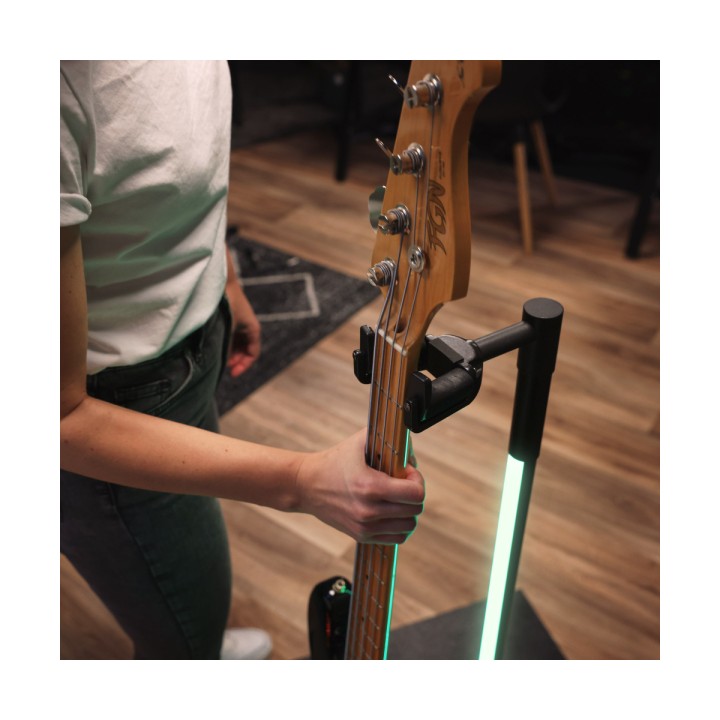 Gravity - GS LS 01 NH B Supporto per Chitarra con Illuminazione Led