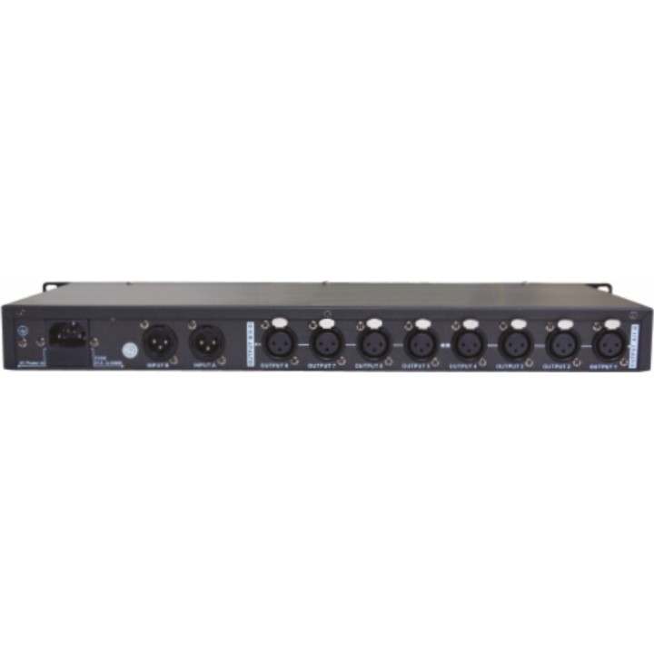 NICOLS - SPLIT DMX248, Splitter DMX a rack 8 canali