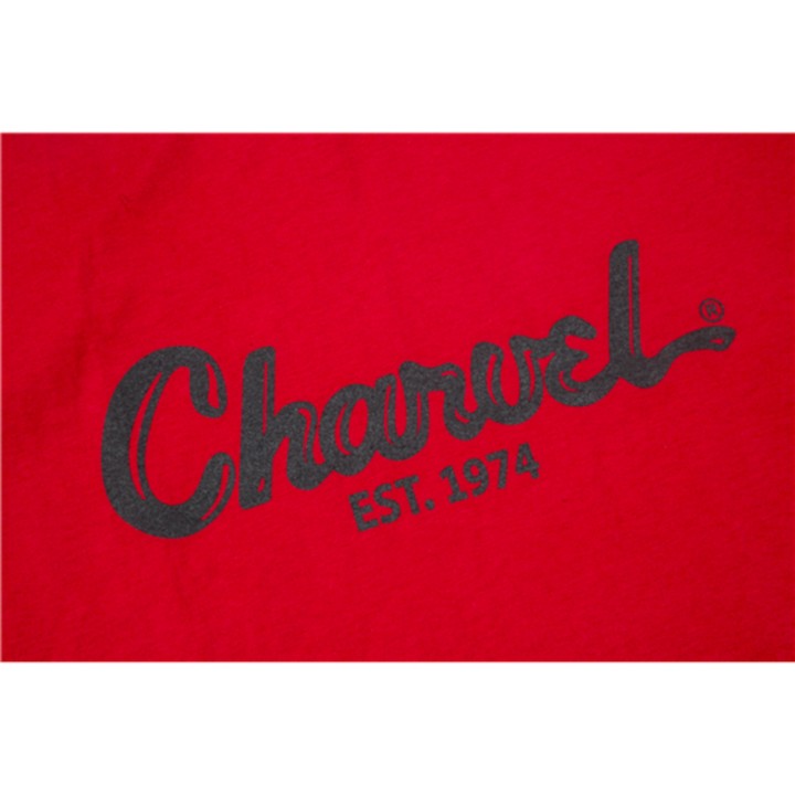 CHARVEL Maglia TPASTE LOGO TEE RED | Merula Strumenti Musicali