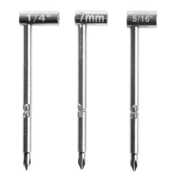 MUSIC NOMAD MN235 Set di chiavi per truss rod SET 11PCS
