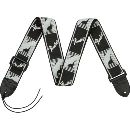 FENDER MONOGRAMMED STRAP, BLACK/LIGHT GREY/DARK GREY 0990681543