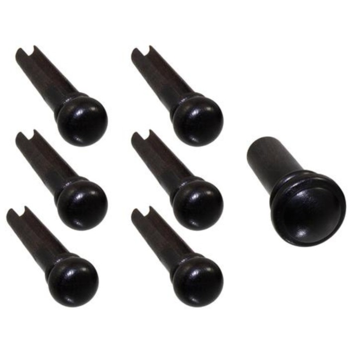 AllParts | BP 2855-000 EBONY BRIDGE PINS