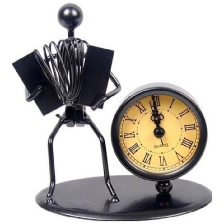 GEWA Orologio con statuetta fisarmonica