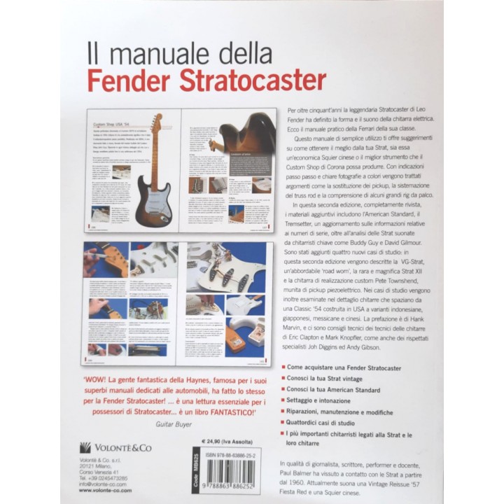MANUALE DELLA FENDER STRATOCASTER