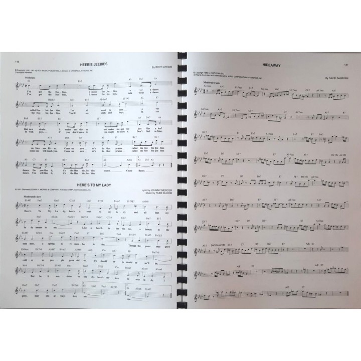 HAL LEONARD REAL JAZZ BOOK "C Edition" - Raccolta di partiture