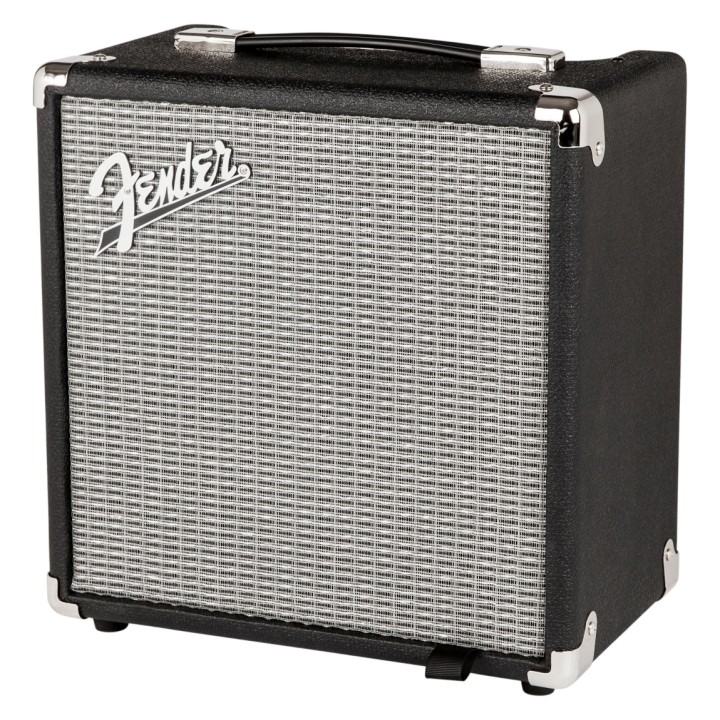 FENDER - RUMBLE 15 COMBO BLK/SLV: Combo per basso, 15 Watt, 1x8''