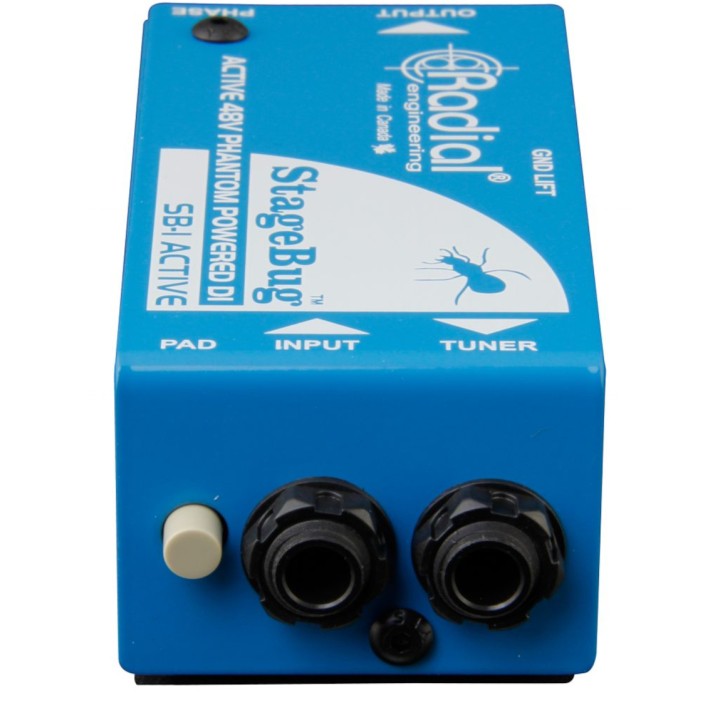 RADIAL SB-1 ACOUSTIC: D.I. Box attiva per Chitarra Acustica o Basso passivo