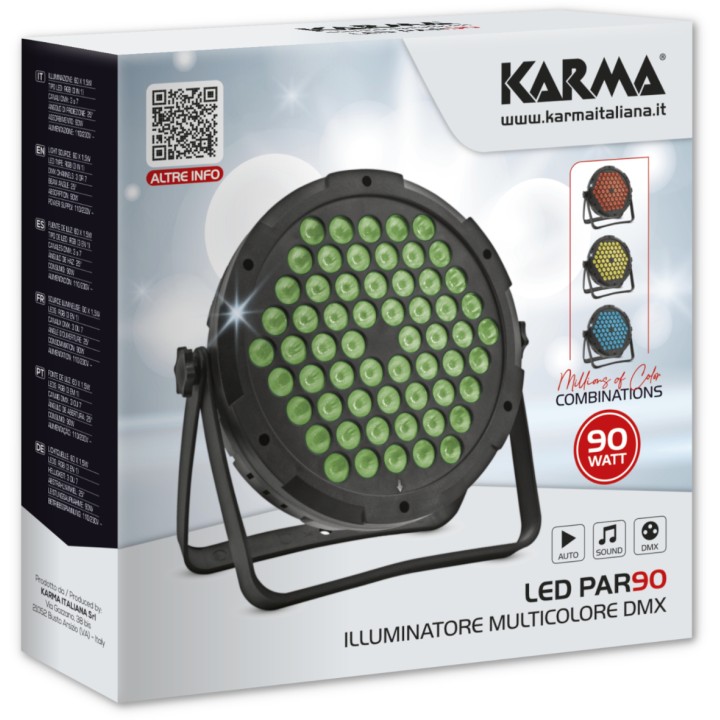KARMA - LED PAR90, Faro a led 90W