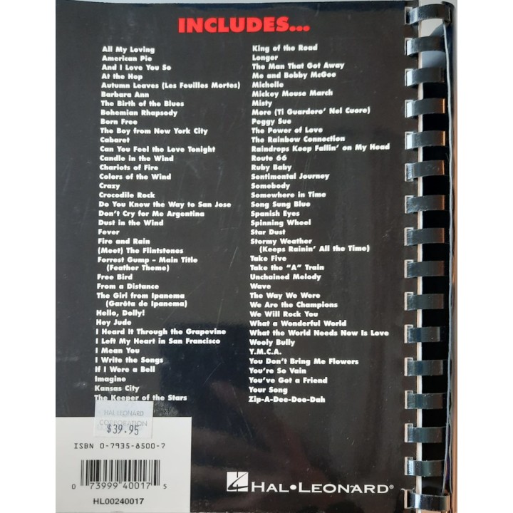 HAL LEONARD THE REAL LITTLE BEST FAKE BOOK EVER - Libro di spartiti