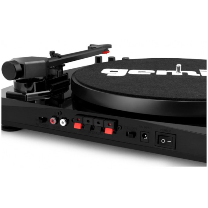 GEMINI TT-900BB: HiFi system composto da giradischi a trazione a cinghia con amplificatore interno e diffusori