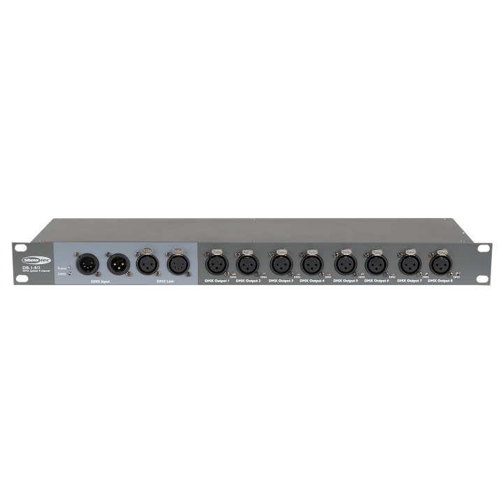 Acquista SHOWTEC DB-1-8/3 8 CHANNEL DMX BOOSTER 3P XLR online | Merula Strumenti Musicali
