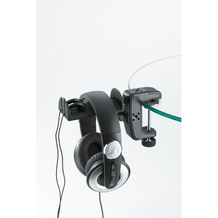 KONIG & MEYER - 16085-000-55 HEADPHONE HOLDER WITH TABLE CLAMP BLACK