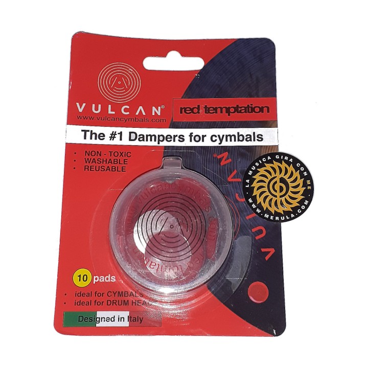 VULCAN DAMPERS GEL PAD 10PZ: Dischetti smorzatori in gel (gelatine) di vari diametri