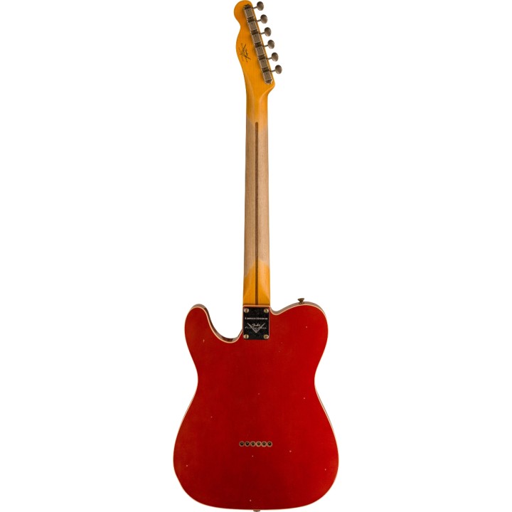 Fender Custom Shop Limited Edition Reverse '50s Tele Custom Journeyman Relic, Faded Aged Candy Apple Red
