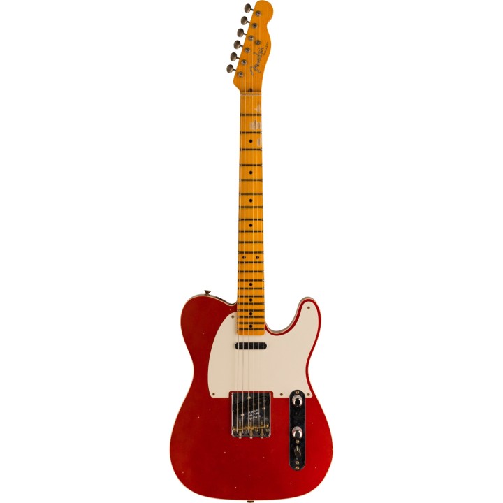 Fender Custom Shop Limited Edition Reverse '50s Tele Custom Journeyman Relic, Faded Aged Candy Apple Red