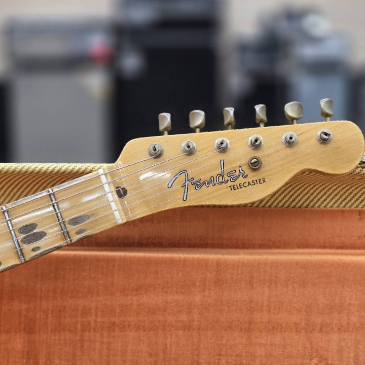 Fender Custom Shop Limited Edition Reverse '50s Tele Custom Journeyman Relic, Faded Aged Candy Apple Red