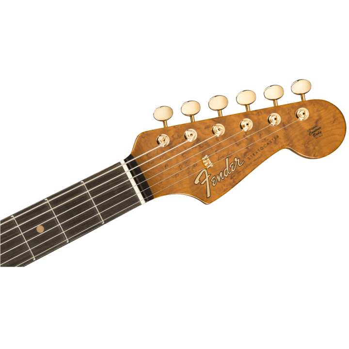 Acquista FENDER Artisan Maple Burl Strat Nos, Ebony Madagascar Fingerboard, Aged Natural - Cu online | Merula Strumenti Musicali