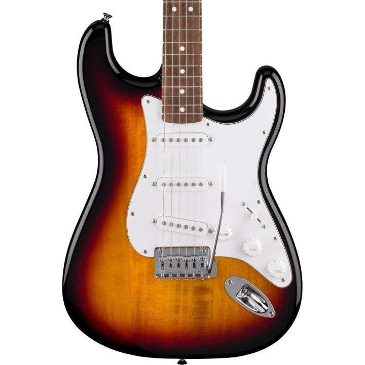 FENDER - Standard Stratocaster, Laurel Fingerboard, White Pickguard, 3-Color Sunburst
