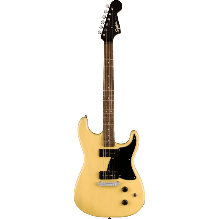 Squier | Paranormal Strat-O-Sonic, Laurel Fingerboard, Black Pickguard, Vintage Blonde Chitarra elettrica solid body 0377035507