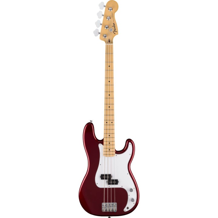 FENDER - Standard Precision Bass, Maple Fingerboard, White Pickguard, Candy Cola