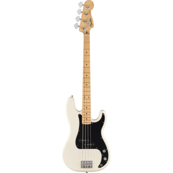 FENDER - Standard Precision Bass, Maple Fingerboard, Black Pickguard, Olympic White