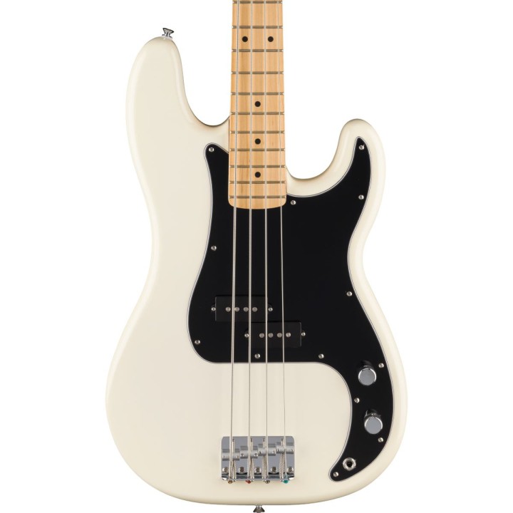 FENDER - Standard Precision Bass, Maple Fingerboard, Black Pickguard, Olympic White