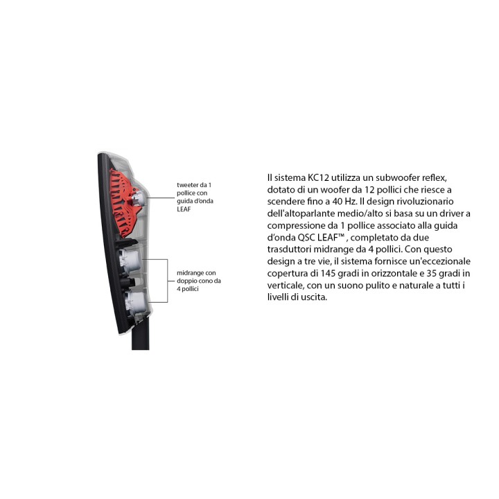 Acquista Qsc Kc12-W online | Merula Strumenti Musicali