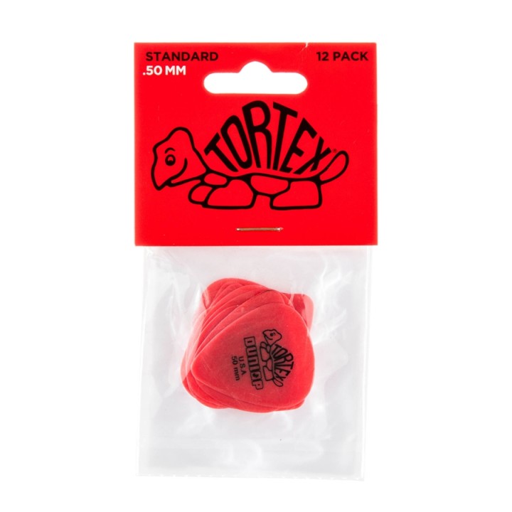 Dunlop | 418P Tortex Standard Red .50 12PZ