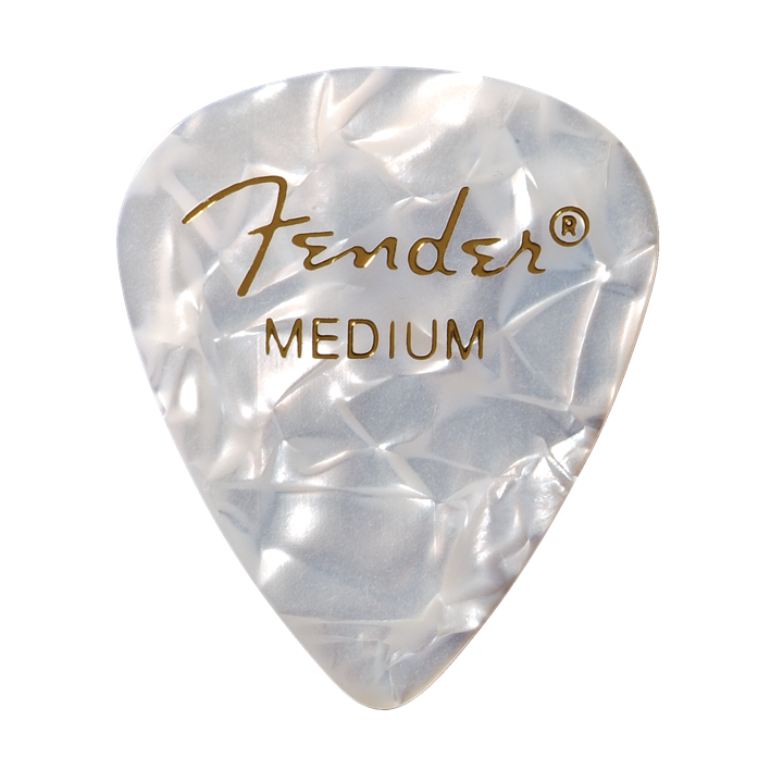 Fender | 1980351805 White Moto (12pk) Med Plettri