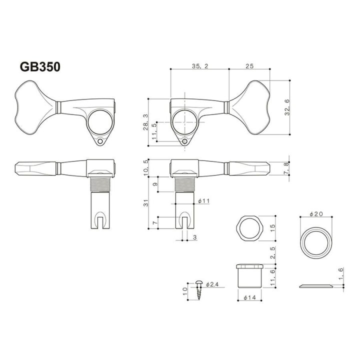 Acquista GOTOH GB-350- C online | Merula Strumenti Musicali