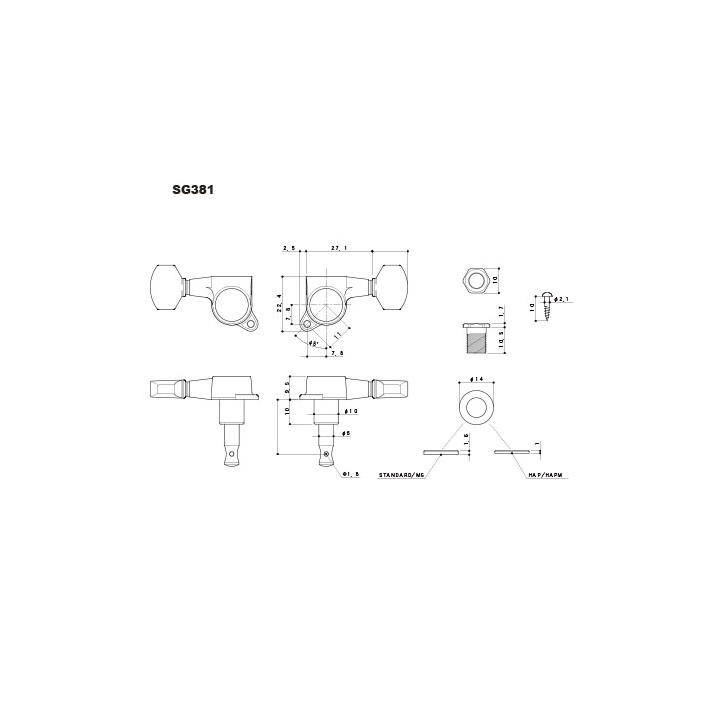 Acquista GOTOH SG381C05HAPL6 online | Merula Strumenti Musicali