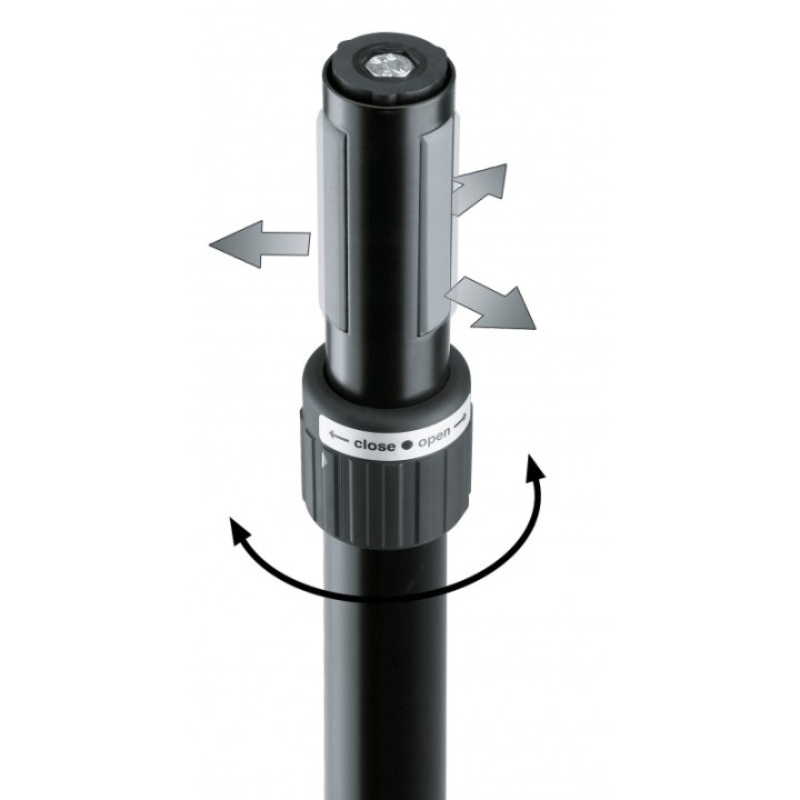 KONIG & MEYER - 21447-000-55 DISTANCE ROD RING LOCK BLACK