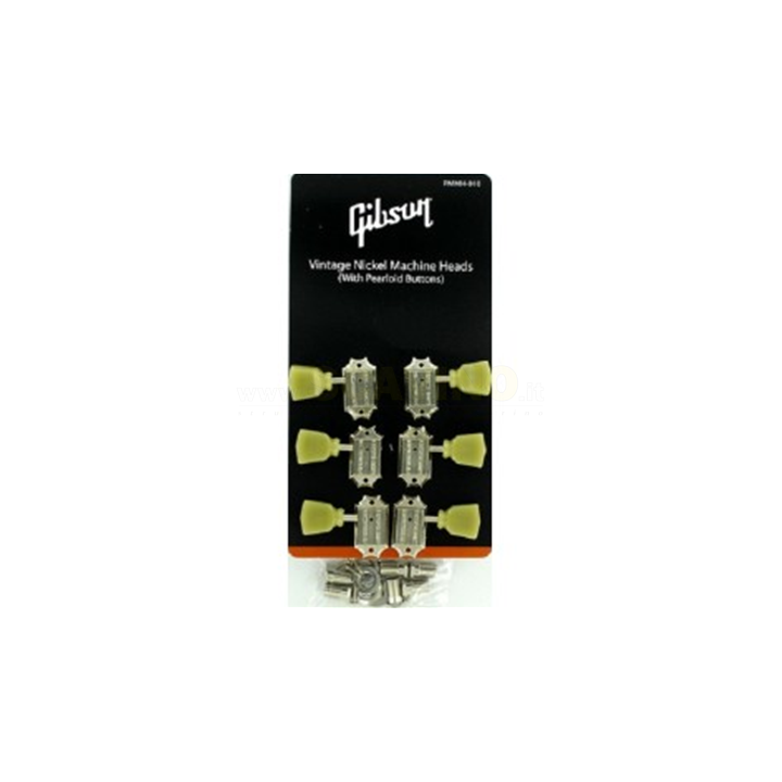 Gibson Meccaniche 3+3 Vintage Pulsanti in perla PMMH-010