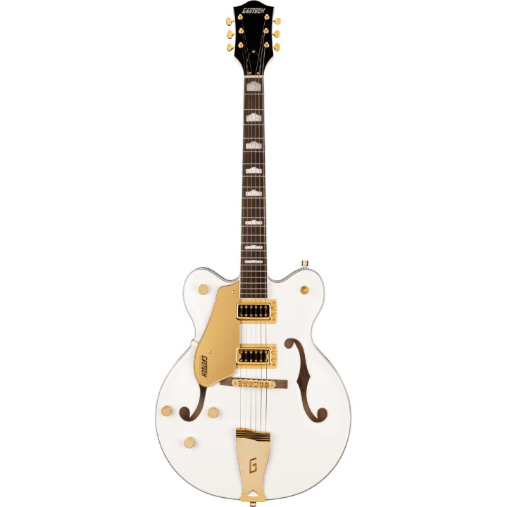 Gretsch | G5422GLH Electromatic® Classic Hollow Body Double-Cut with Gold Hardware, Left-Handed, Laurel Fingerboard, Snowcrest W
