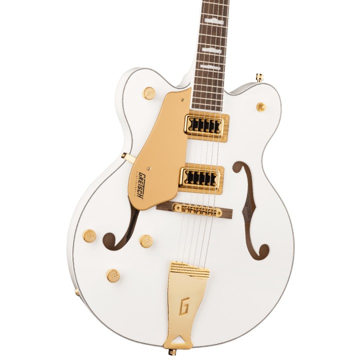 Gretsch | G5422GLH Electromatic® Classic Hollow Body Double-Cut with Gold Hardware, Left-Handed, Laurel Fingerboard, Snowcrest W