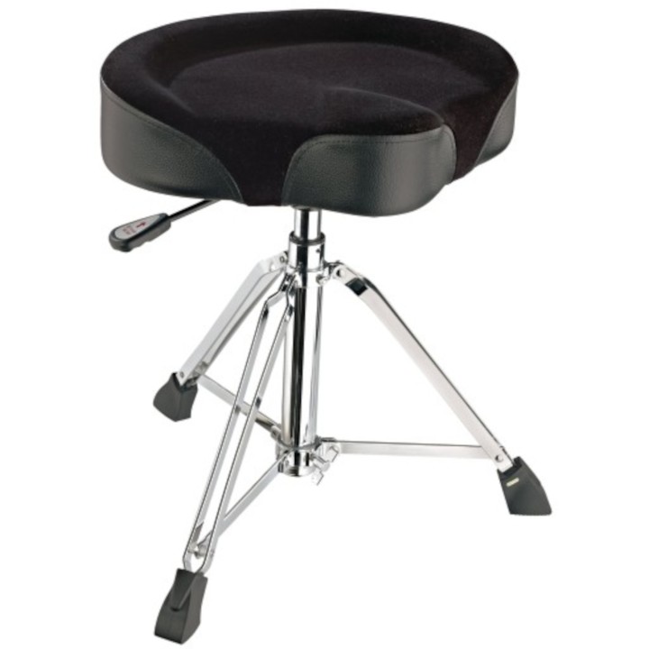 Acquista KONIG & MEYER 14036-000-02 DRUMMER'S THRONE WITH PNEUMATIC SPRING BLACK VELVET online | Merula Strumenti Musicali