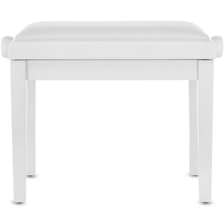 GEWA - PANCA PER PIANO DELUXE VINYL BIANCO SATINATO 130021