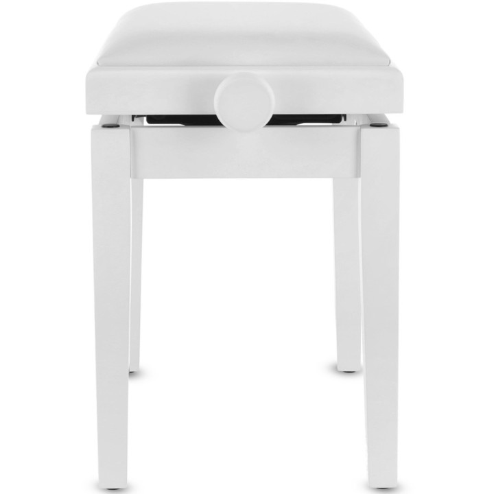 GEWA - PANCA PER PIANO DELUXE VINYL BIANCO SATINATO 130021
