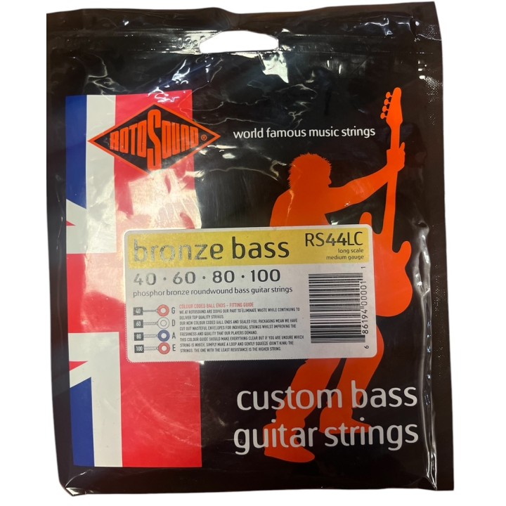 RotoSound | RS44LC BRONZE BASS 44 MUTA PHOSPHOR BRONZE 40-100