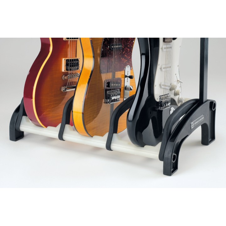 KONIG & MEYER - 17513-016-00 THREE GUITAR STAND GUARDIAN 3 BLACK
