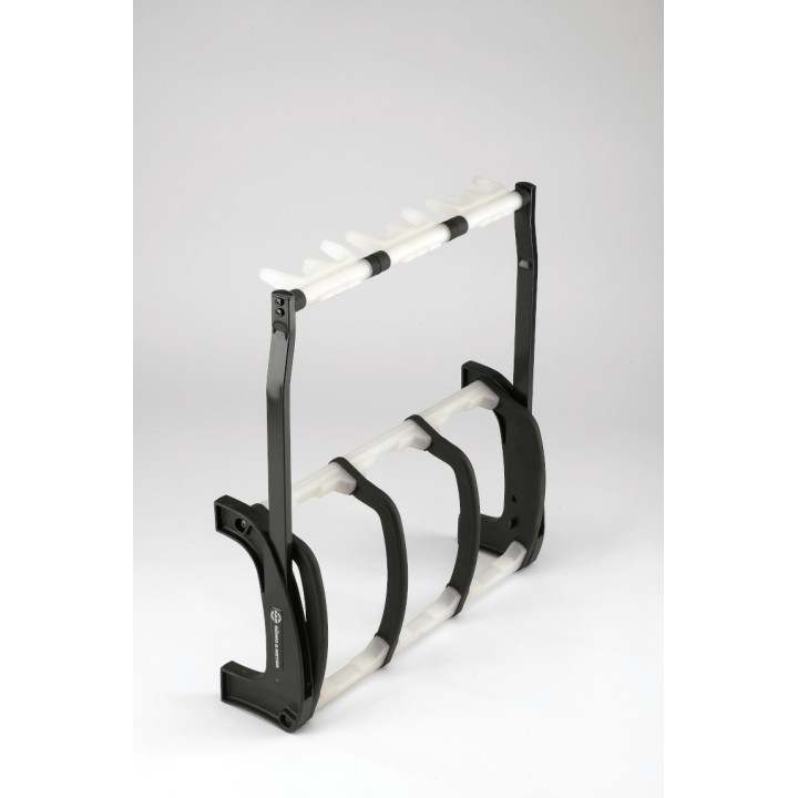 KONIG & MEYER - 17513-016-00 THREE GUITAR STAND GUARDIAN 3 BLACK