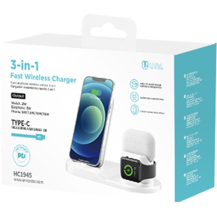 KARMA - HC 1945: Caricatore wireless 3 in 1