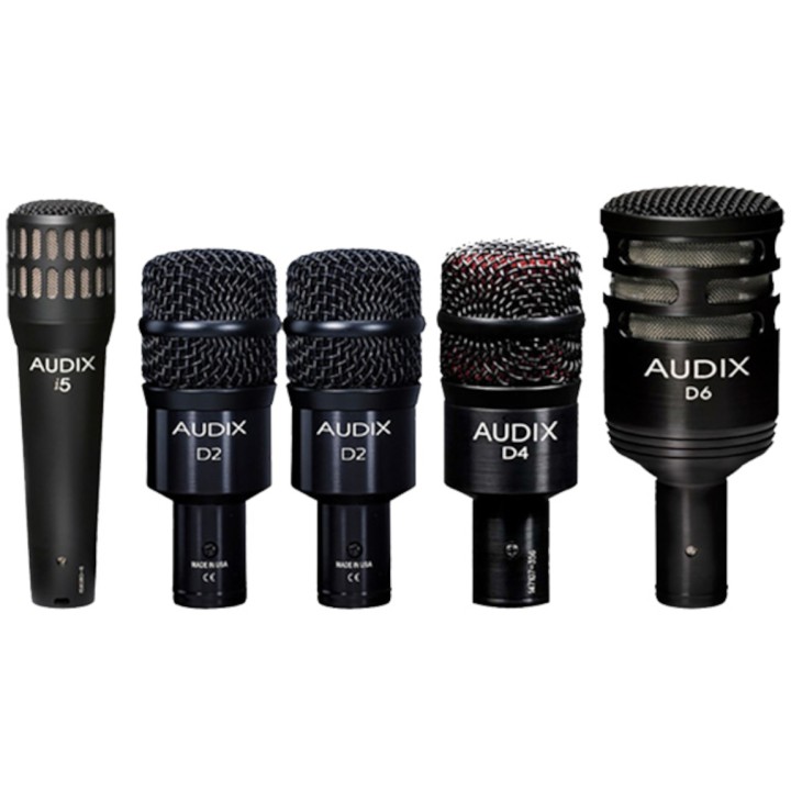 AUDIX - DP5A: Set microfoni per batteria.