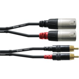 Cordial CFU 6 MC, cavo sbilanciato stereo RCA/XLR