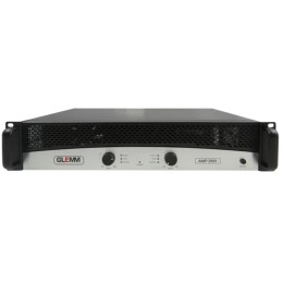 GLEMM - AMP 200: Amplificatore stereo 2 x 200W. Formato 2U rack